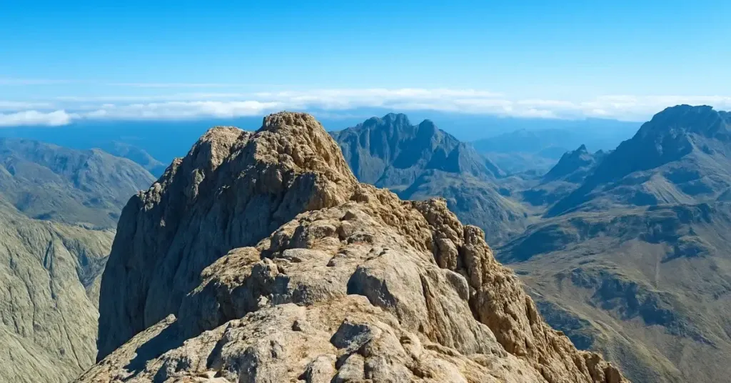 Vistas desde el Torrecerredo hacia el Norte