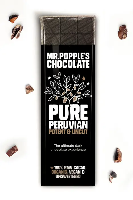 Pure Peruvian 100% Chocolate bar