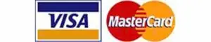 We accept VISA and MasterCard