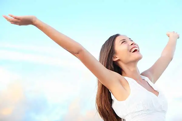 woman in happiness-and bliss