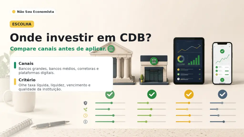 Onde investir com CDB