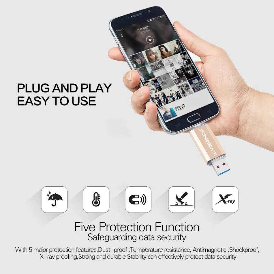 דיסק און קי טייפ סי זיכרון נייד USB Type-C מהיר 3.0