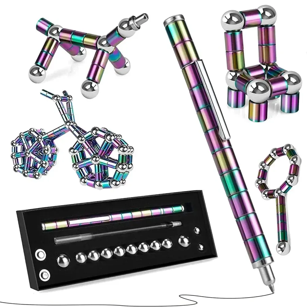 Decompression magnetic pen, fidgeting magnetic pen, multifunctional novel pen for relieving fidgety pressure, a gift for friends Decompression magnetic pen, fidgeting magnetic pen, multifunctional novel pen for relieving fidgety pressure, a gift for friends