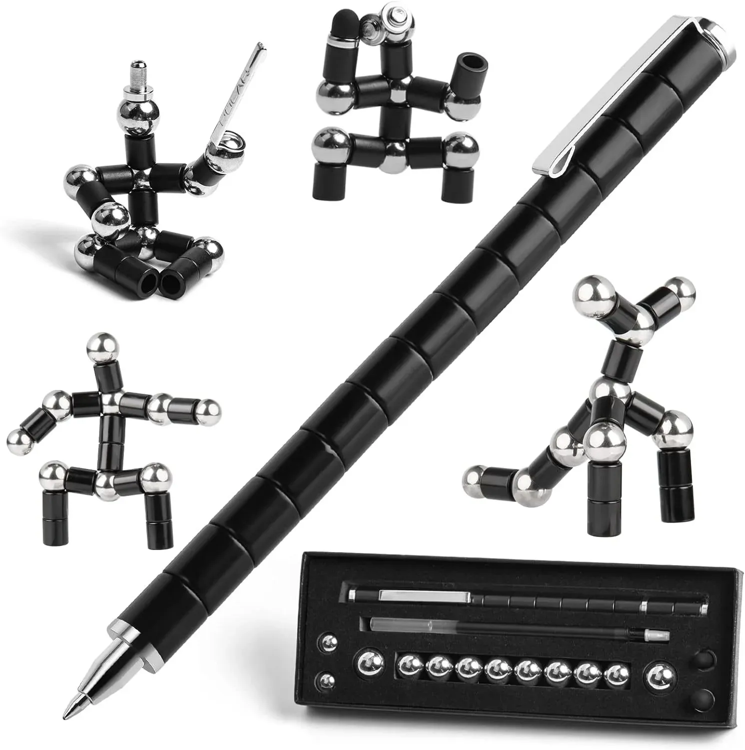 Decompression magnetic pen, fidgeting magnetic pen, multifunctional novel pen for relieving fidgety pressure, a gift for friends Decompression magnetic pen, fidgeting magnetic pen, multifunctional novel pen for relieving fidgety pressure, a gift for friends