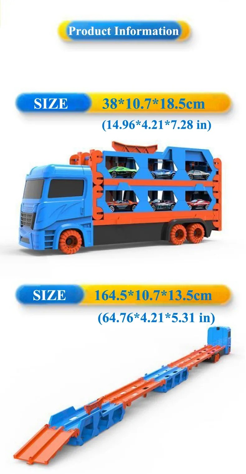 Large Car Transporter Truck Folding Track Racing Vehicle Kids Competitive Games Storage Alloy Car Boy Toy Children Novel Gift Large Car Transporter Truck Folding Track Racing Vehicle Kids Competitive Games Storage Alloy Car Boy Toy Children Novel Gift