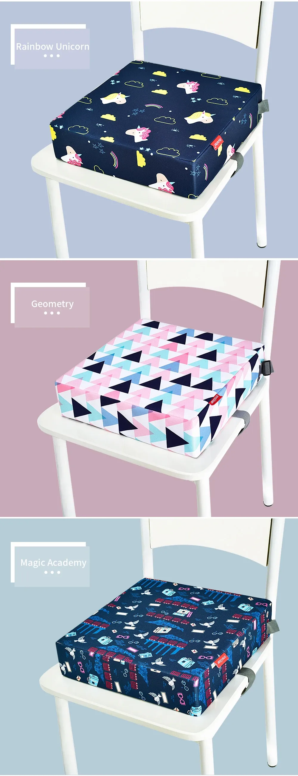 Children Kids Increased Booster Seat Cushion Pad Pillow Baby Dining High Chair Seat Cushions Adjustable Removable Baby Safety Children Kids Increased Booster Seat Cushion Pad Pillow Baby Dining High Chair Seat Cushions Adjustable Removable Baby Safety