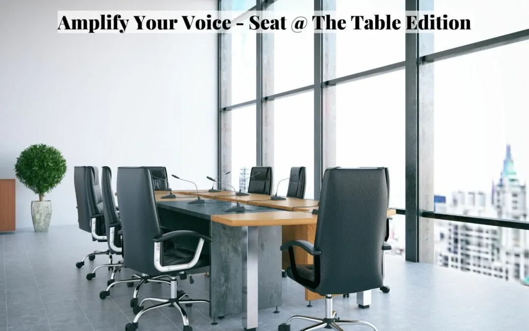 Amplify Your Voice – Seat At The Table Training
