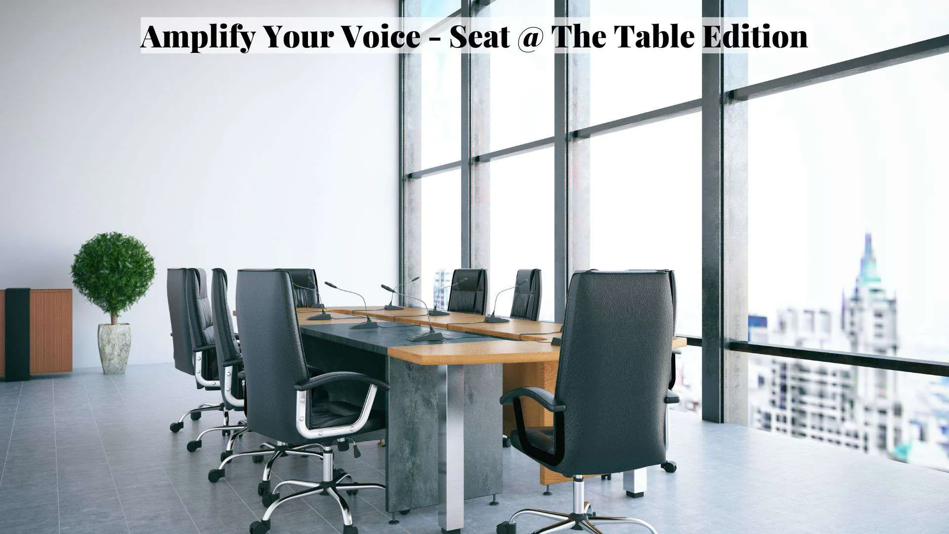 Amplify Your Voice - Seat at The Table (2) Amplify Your Voice - Seat at The Table (2)