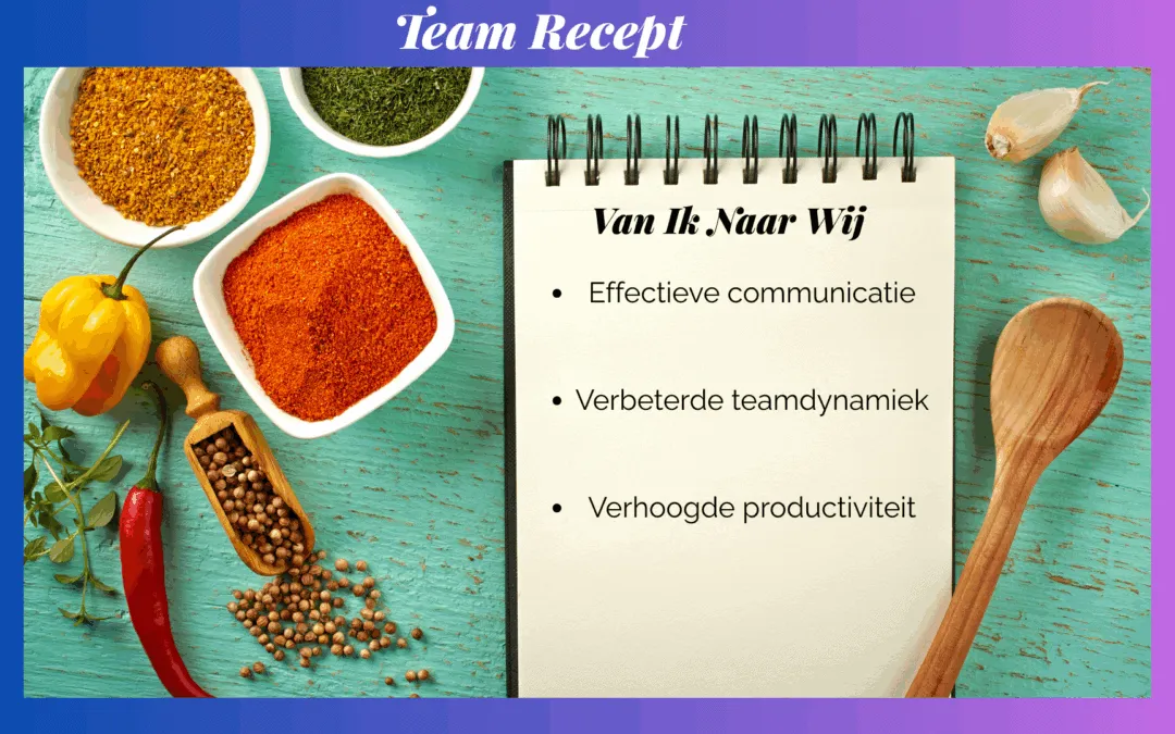 Effectiever Samenwerken “Van Ik Naar Wij”
