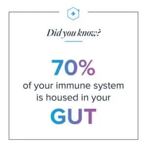 Digestive Health - Immune System Fact - White - 1080x1080