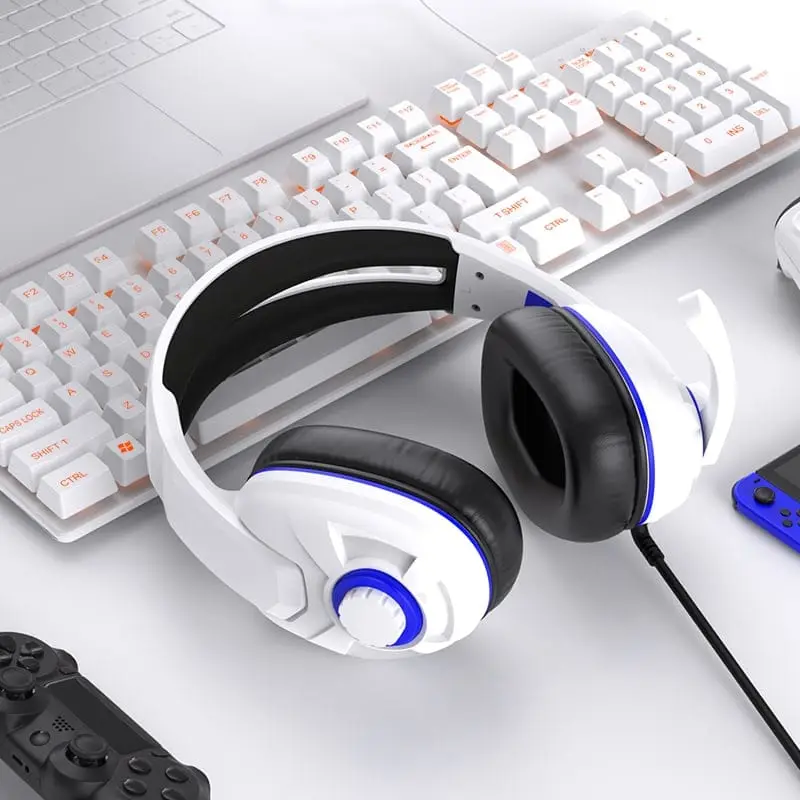 OohTeX Gaming Headphones for PS5, PS4, Gaming Headset with Noise Cancelling, Surround Sound, Over Ear Buds, 3.5mm Stereo Wired Headphones with Fixed Mic (OT-354). - Image 3