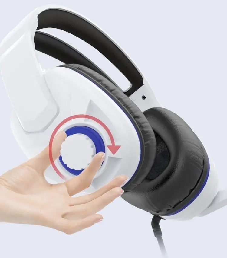 OohTeX Gaming Headphones for PS5, PS4, Gaming Headset with Noise Cancelling, Surround Sound, Over Ear Buds, 3.5mm Stereo Wired Headphones with Fixed Mic (OT-354). - Image 2