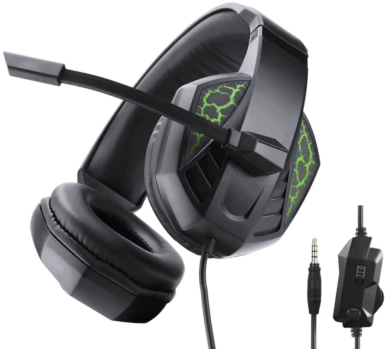 OohTeX Gaming Headset for Xbox one, PC, PS4, PS5, Laptop, Mac, iPad,Switch Games, Video Game Headset with Microphone Noise Canceling Bass Surround Soft Memory Earmuffs (OT-7200).