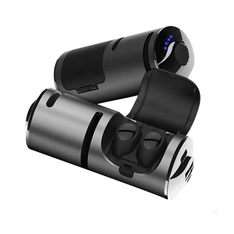 OohTeX TWS true wireless headset subwoofer speaker emergency charging power bank 3 in 1 touch BT headset (VT8)