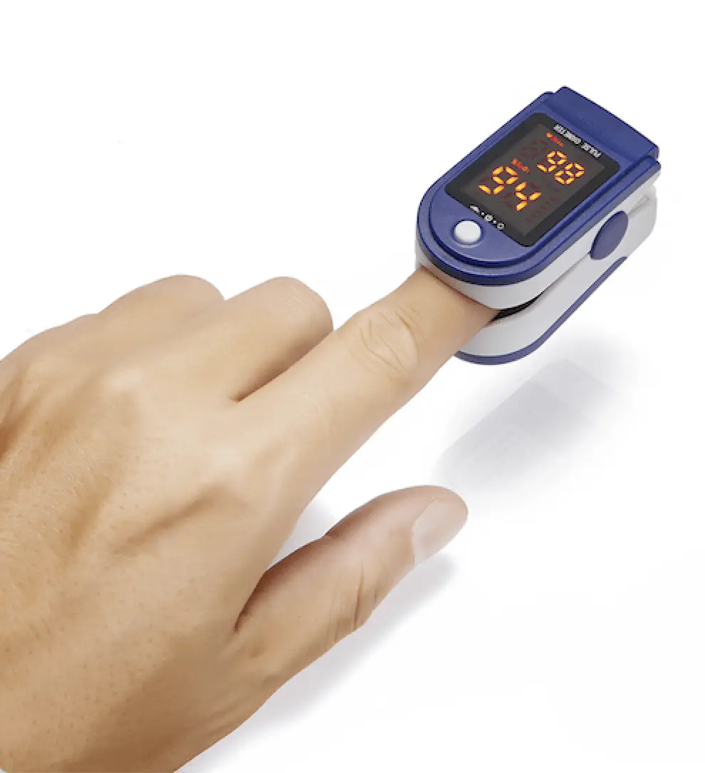 OohTex Fingertip Pulse Oximeter, Sp02 Finger Blood Pulse Oxygen Monitor (LK-801)