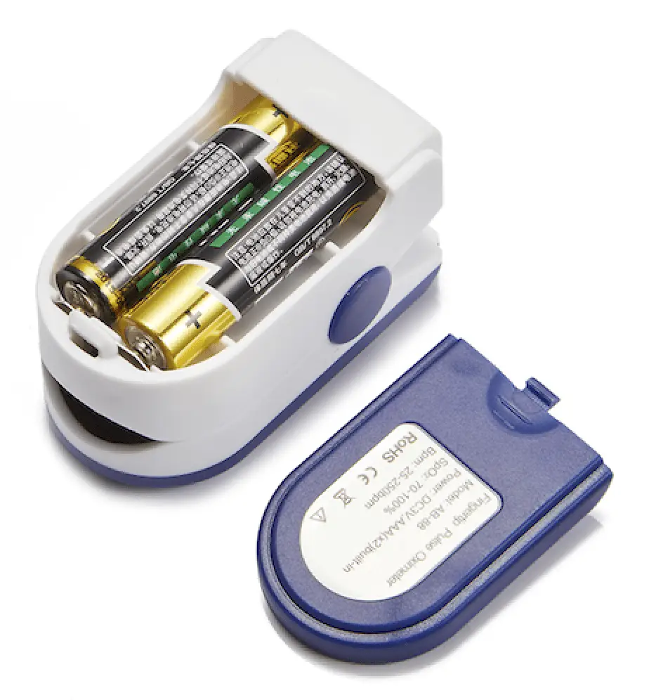 OohTex Fingertip Blue Pulse Oximeter, Sp02 Finger Blood Pulse Oxygen Monitor (LK-804) - Image 2
