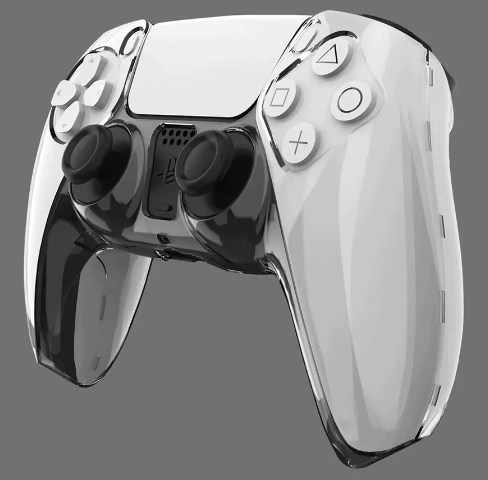 OohTeX PS5 Controller Case, Laudtec PS5 Controller Protective PC Transparent Shell Skin Cover Case For Sony Playstation 5 Controller(OT-505) - Image 2