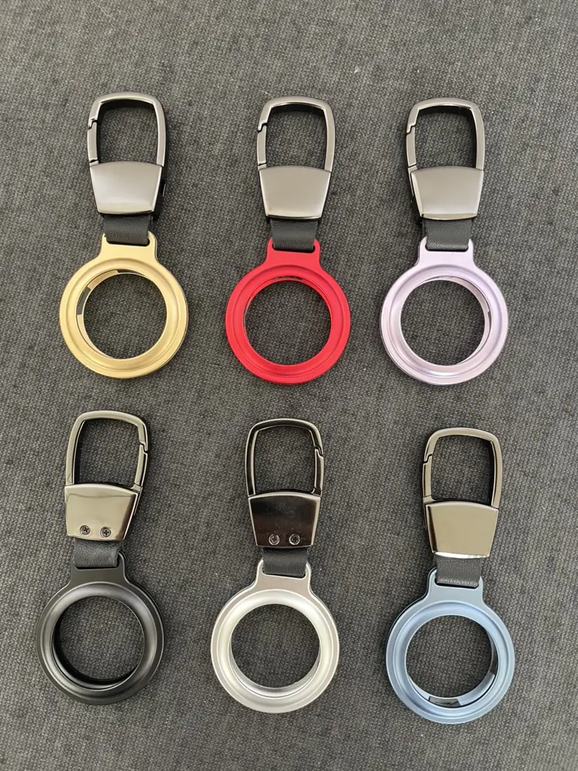 OohTeX AirTag Case Protective Metal Cover with Keychain Compatible with Apple AirTags Case (A1) - Image 3