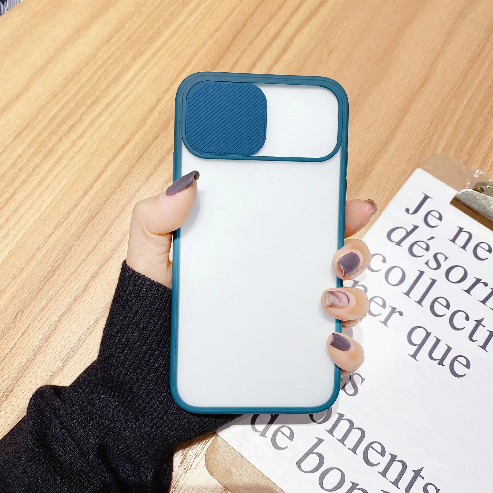 OohTeX Camera Lens Protector Phone Cases Anti-dirt Hard PC Cover