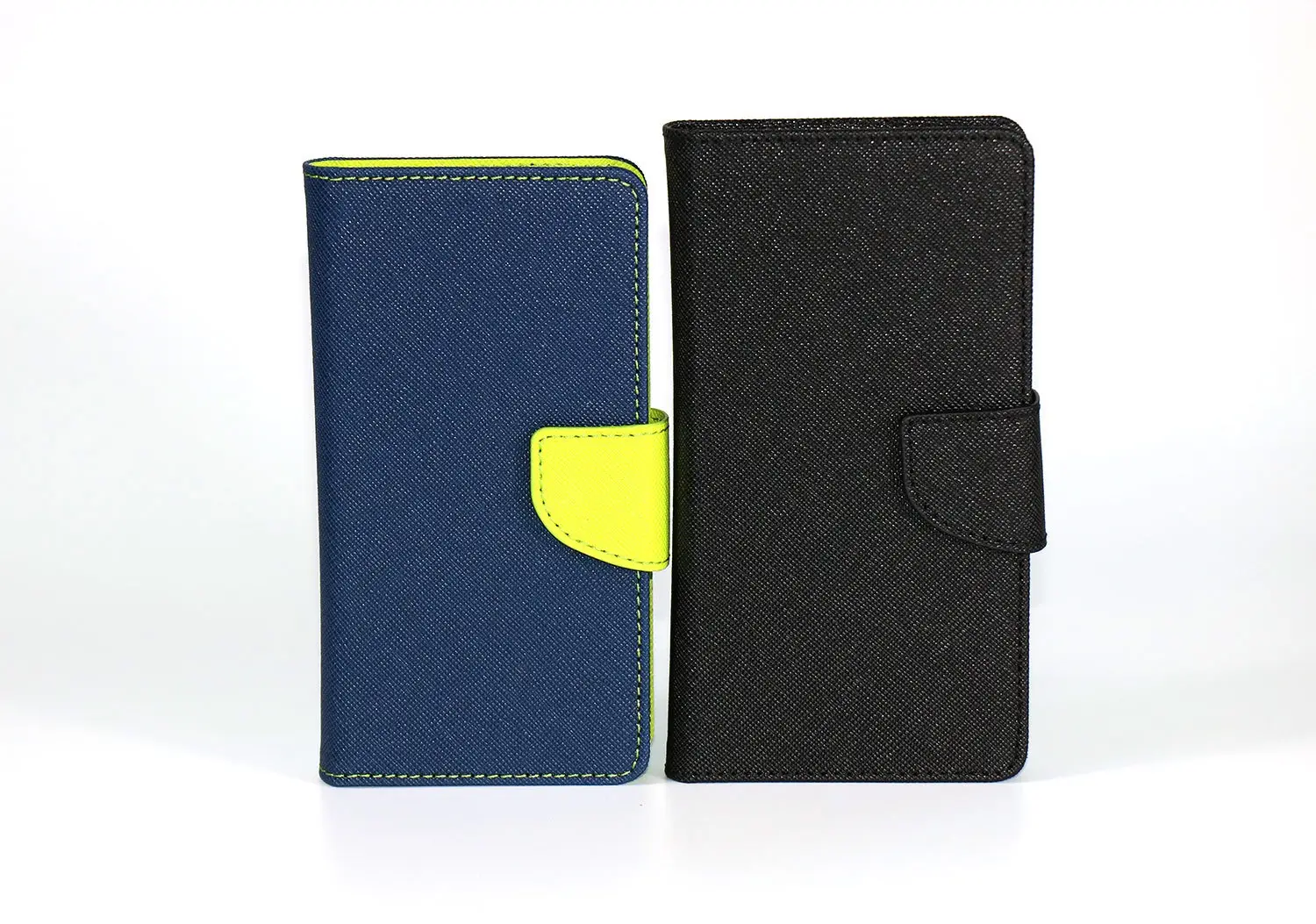 OohTeX Flip Stand PU Leather with Universal Silicone Bumper Phone Case