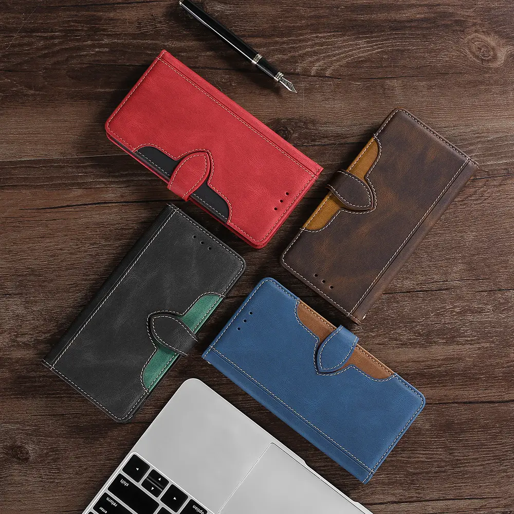 OohTeX Soft PU TPU Silicone Magnetic Cards Leather Wallet Mobile Covers(PCM) - Image 4