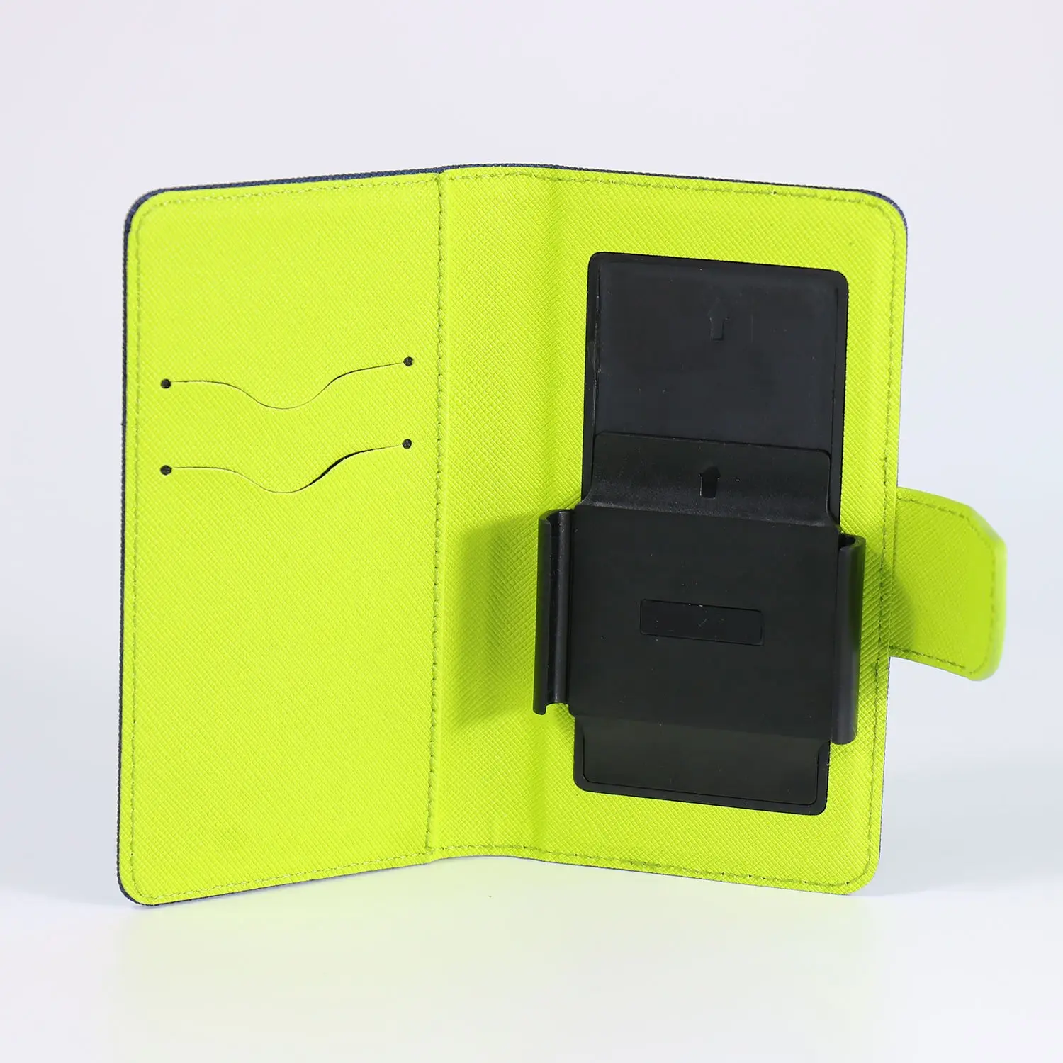 OohTeX Flip Stand PU Leather with Universal Silicone Bumper Phone Case - Image 2