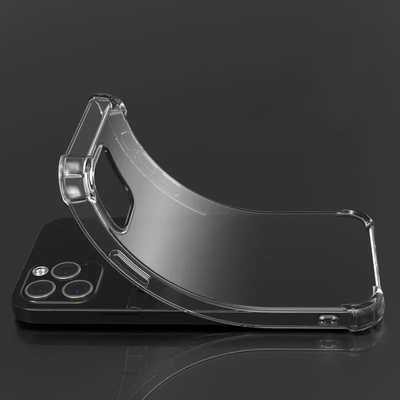OohTeX Popular Airbag Rugged Corners Soft Anti-shock Clear TPU Phone Back Cover Case - Image 3