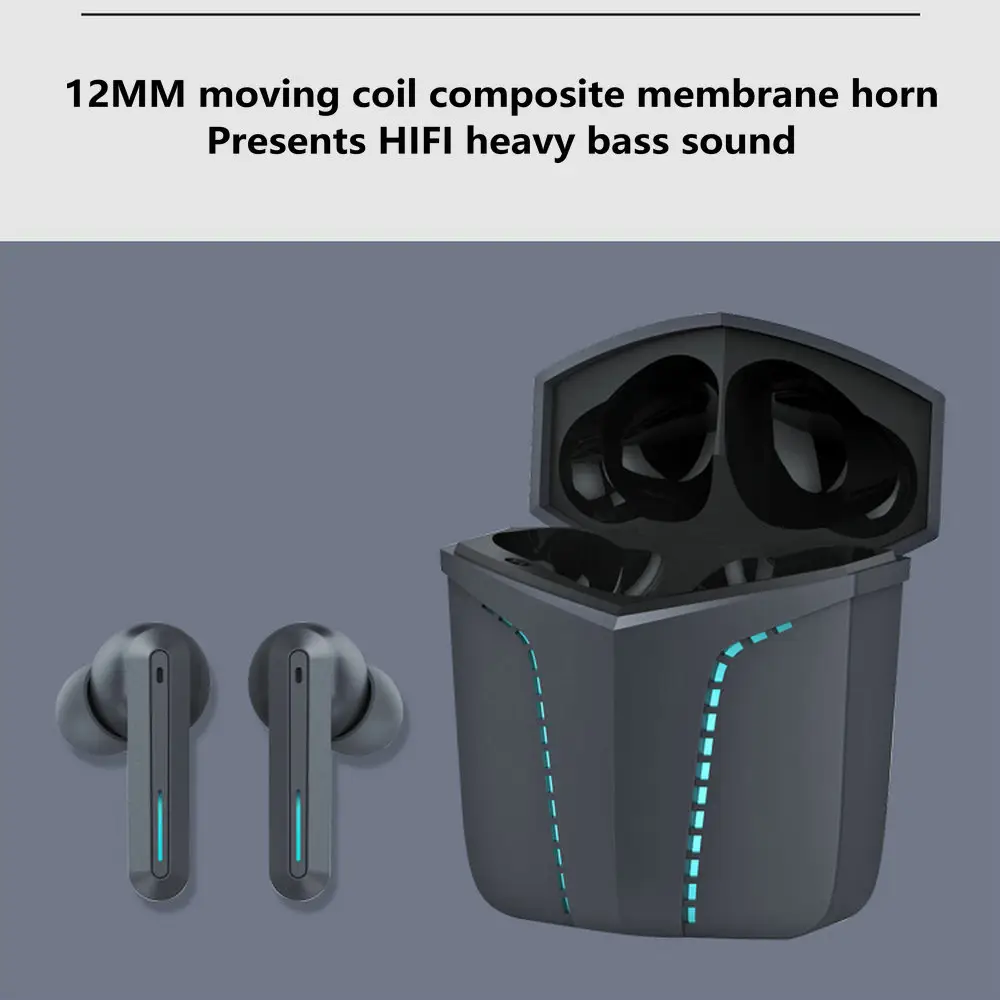 OohTeX  Wireless Stereo Headset With Noise Cancelling Headset Hifi for Wireless Earphone (X2) - Image 2