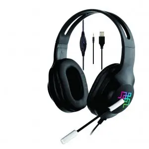 OohTeX Stereo PC Casque MIC LED Light Wholesale Gaming Earphones Headsets (Q11)