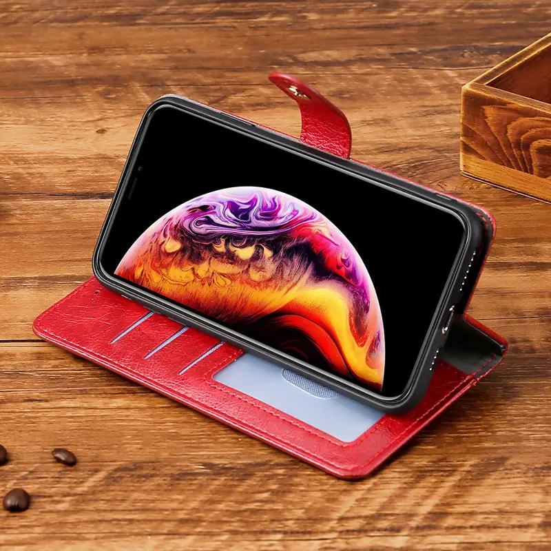 OohTeX Fashion Soft PU TPU Silicone Multifunctional Zipped Wallet Case Leather Phone Cover(PLL) - Image 6