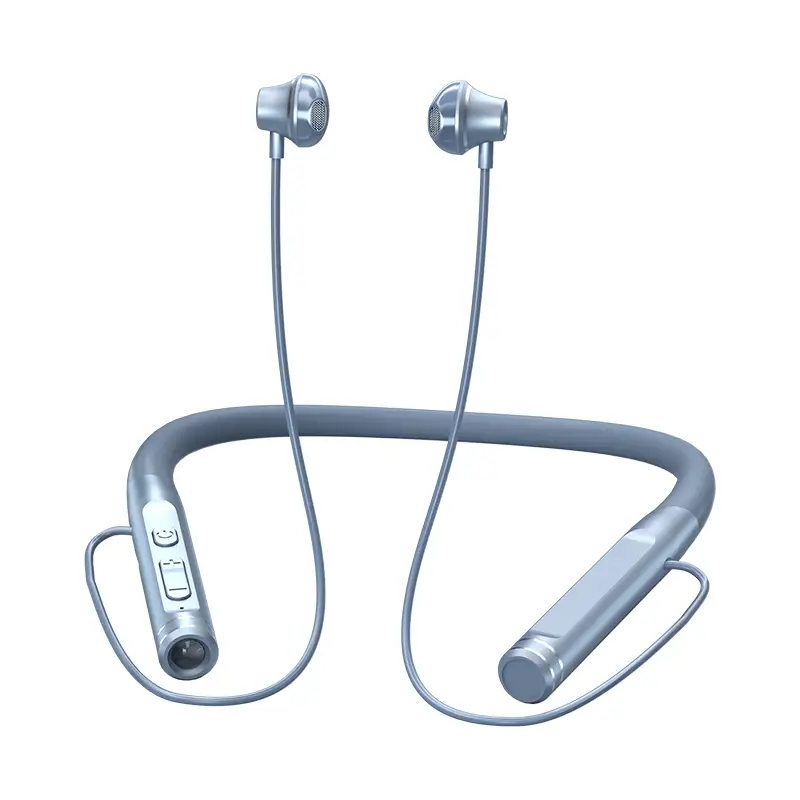 OohTeX Sports Torch Flashlight Neckband Bluetooth Earphones High Quality (BT-19) - Image 2