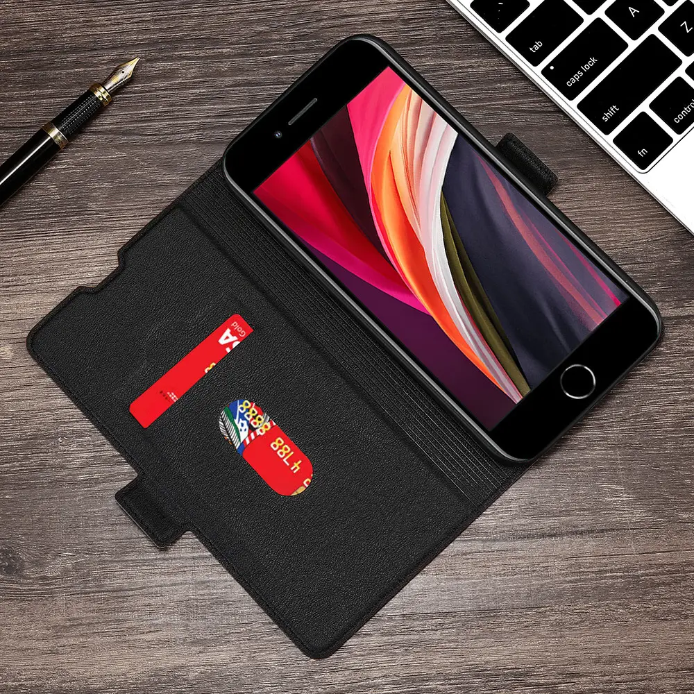OohTeX Premium PU Leather Wallet Flip Protective Phone Case Cover w/Card Slots & Kickstand(PPLW) - Image 3
