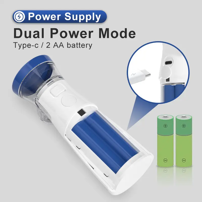 302 Portable Ultrasonic Mesh Nebulizer | Silent, Efficient Respiratory Relief for Adults & Children - Image 4
