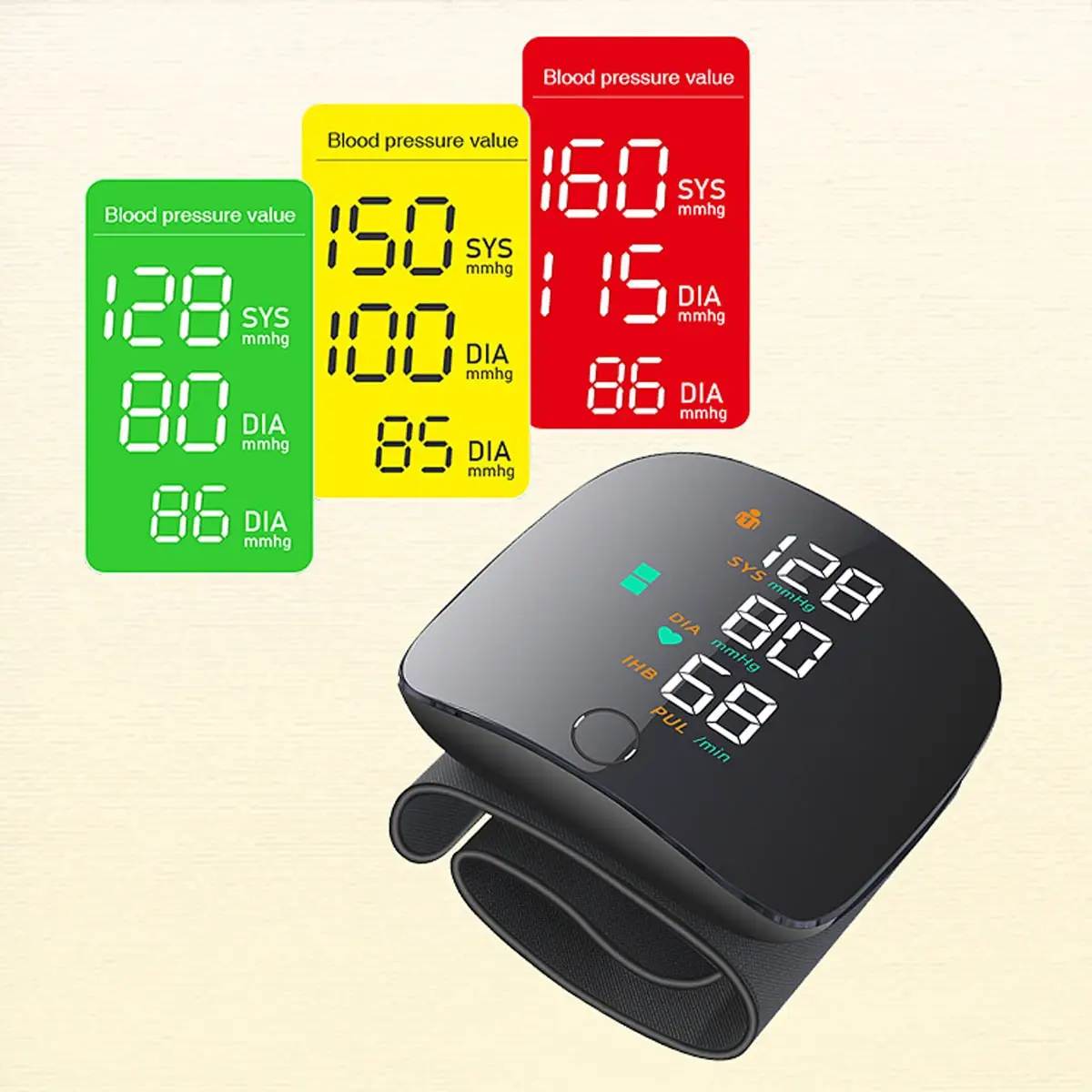 Automatic Wrist Blood Pressure Monitor with Digital Display - Image 2