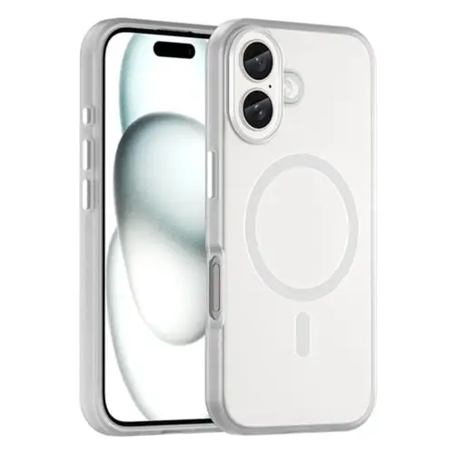 iPhone 16/15 MagSafe Semi-Transparent Matte Magnetic Case - Image 24