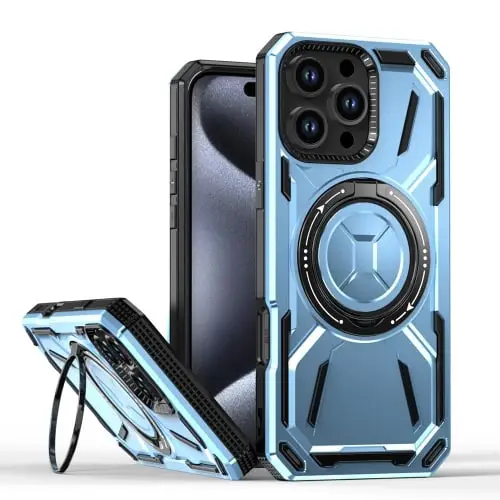 Armor II Series MagSafe Magnetic Stand Phone Case for iPhone 16 & 15 - Image 6