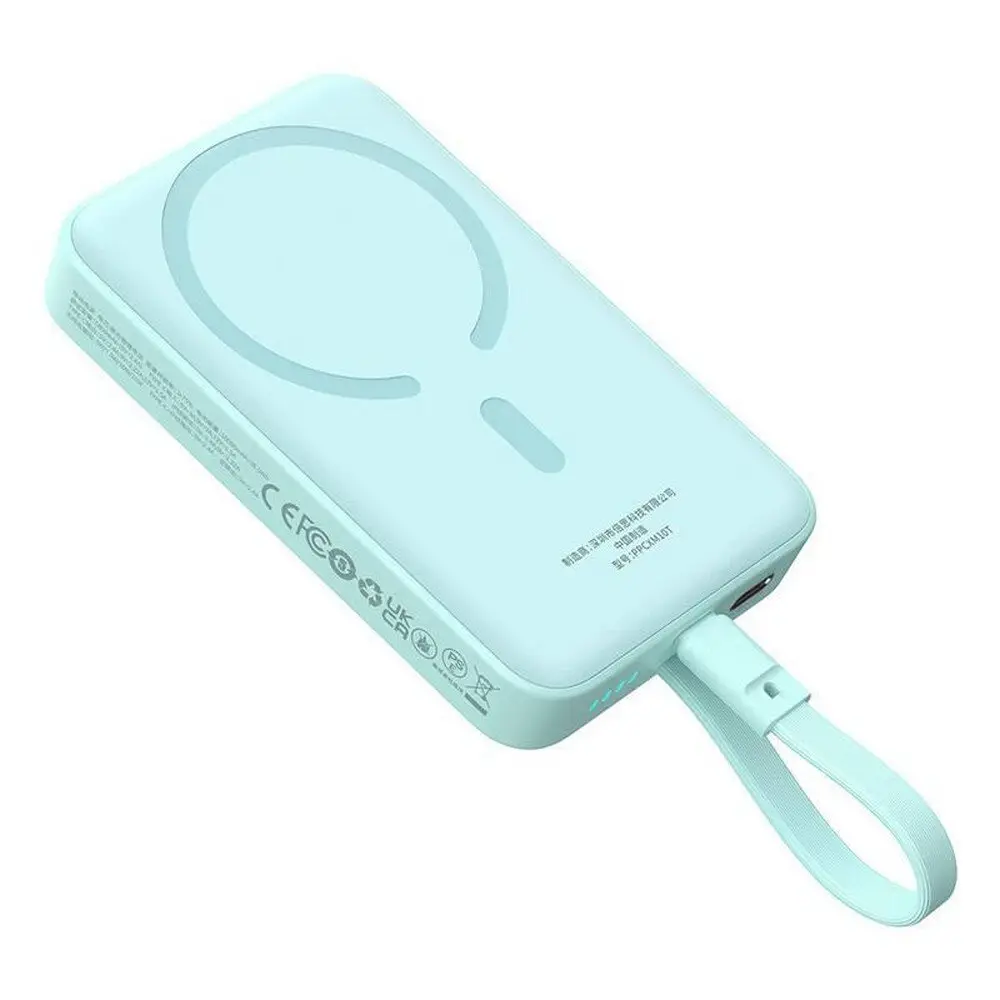 Magnetic Mini 10000mAh Power Bank with 30W Super Fast Charging