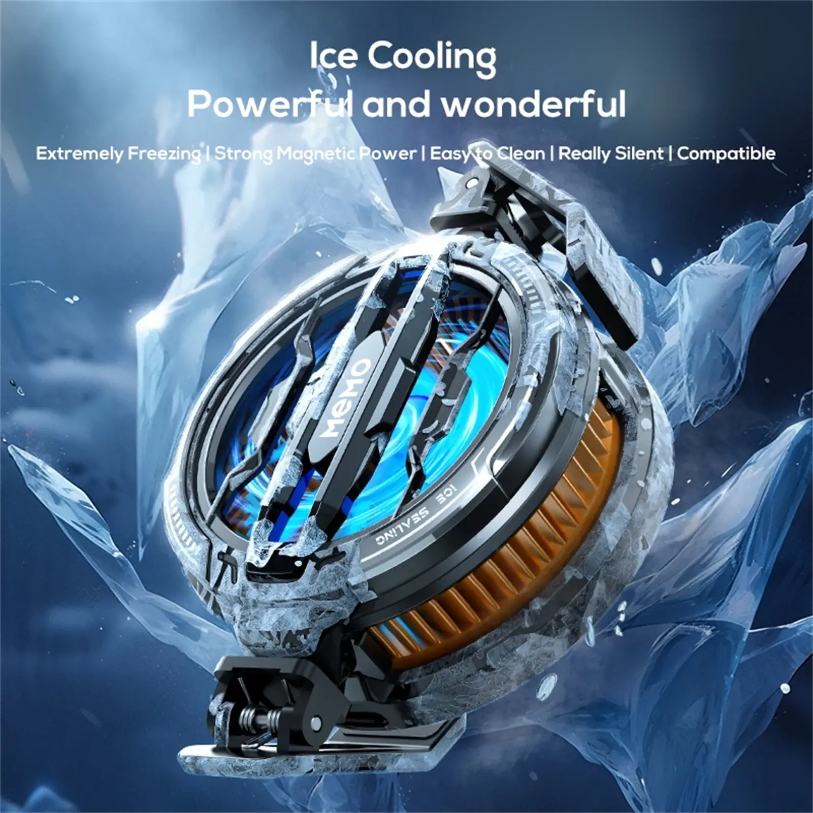 Magnetic Phone Cooling Fan with 15W Semiconductor Radiator - Image 2