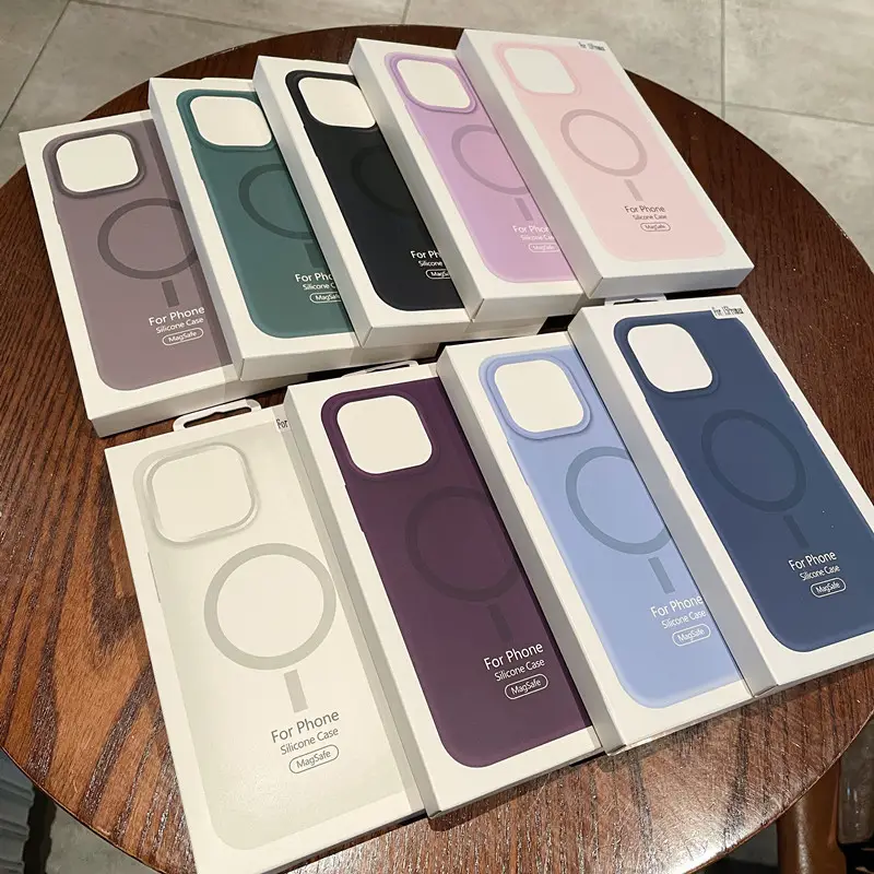 Premium Liquid Silicone MagSafe Charging iPhone Case | Shockproof & Anti-Static | iPhone 16, 15, 14 & 13 Series