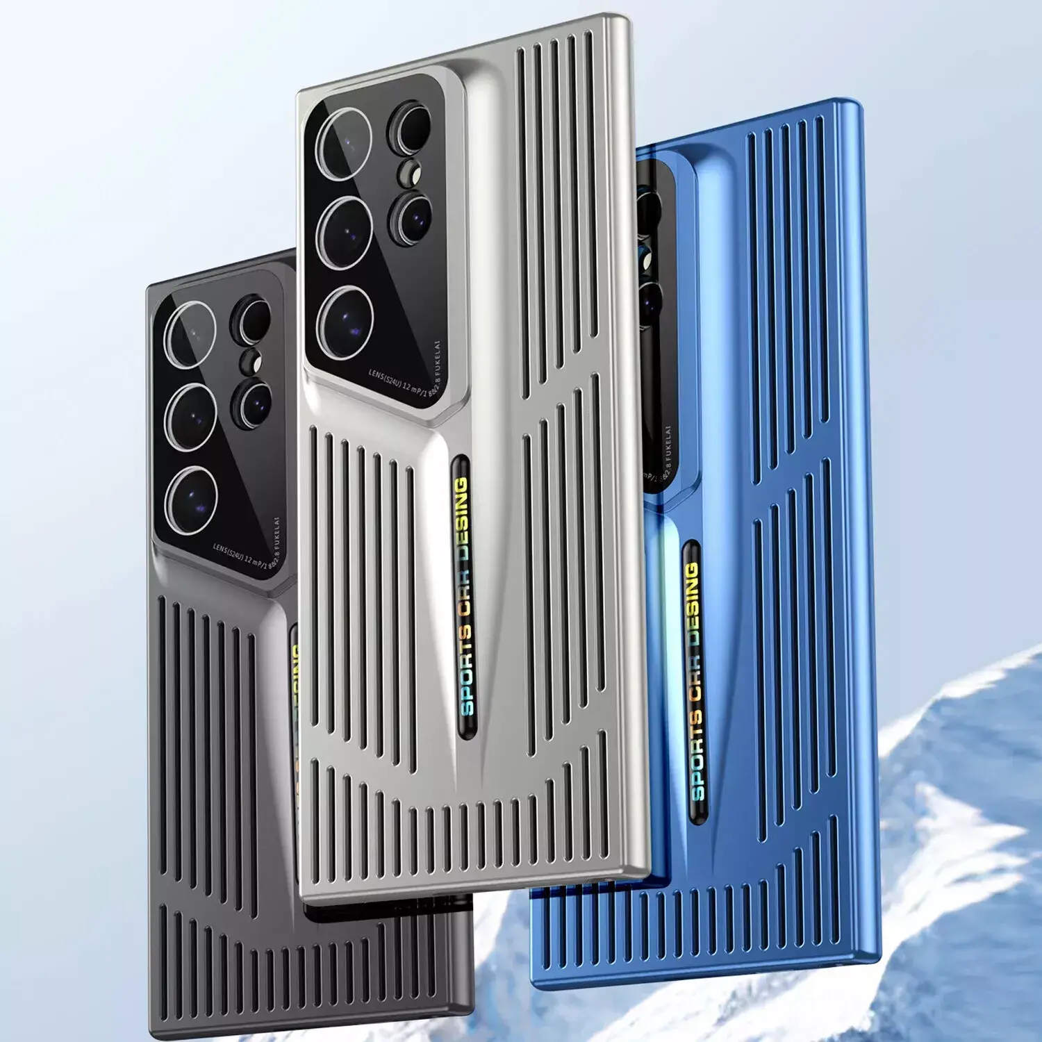 Blade Cooling Electroplated Protective Case for Samsung – Breathable Ice Feeling Cover