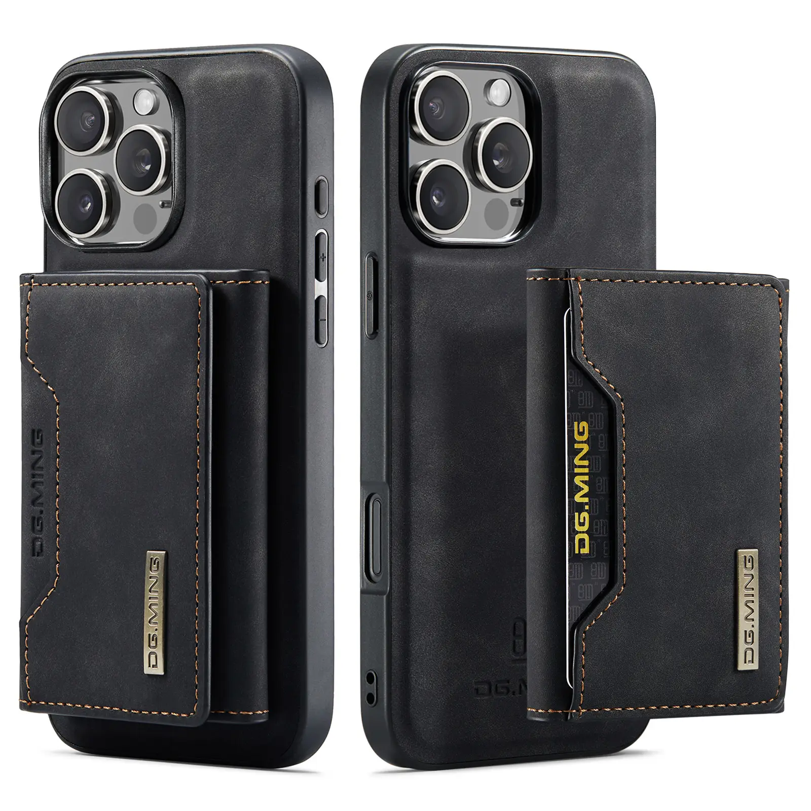 Elegant Magnetic Cardholder Wallet Case for iPhone & Samsung – Premium 2-in-1 Design with Secure Magnetic Closure - Image 4