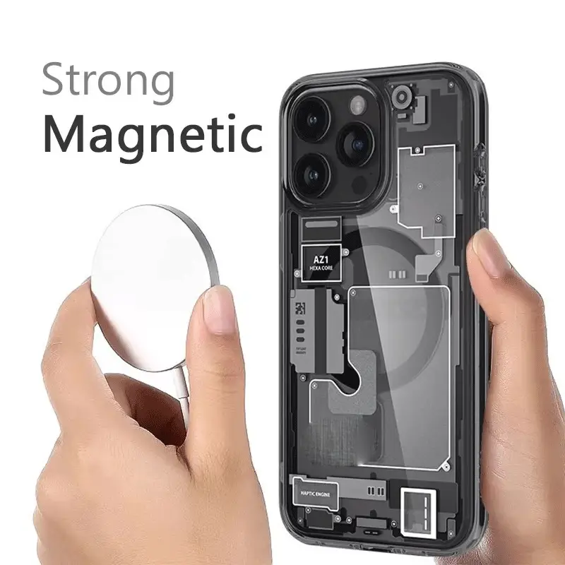 ShockGuard Magnetic Clear Case – Ultra-Resilient iPhone Protection