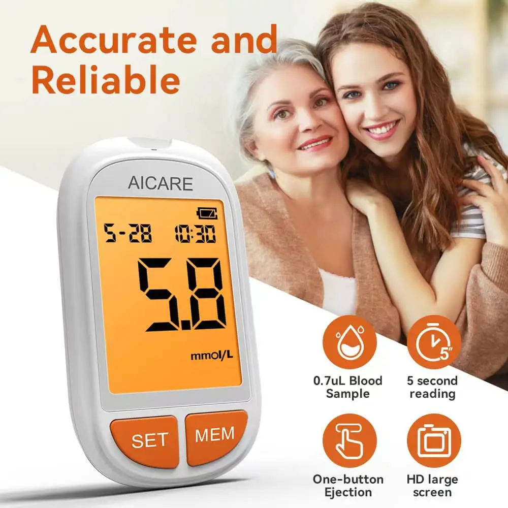 AICARE SwiftCheck: Pain-Free Accurate Blood Glucose Monitoring System - Image 2