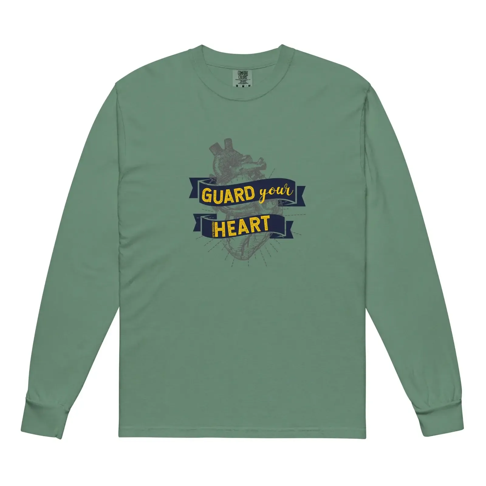 Garment-dyed heavyweight long-sleeve shirt - Image 3