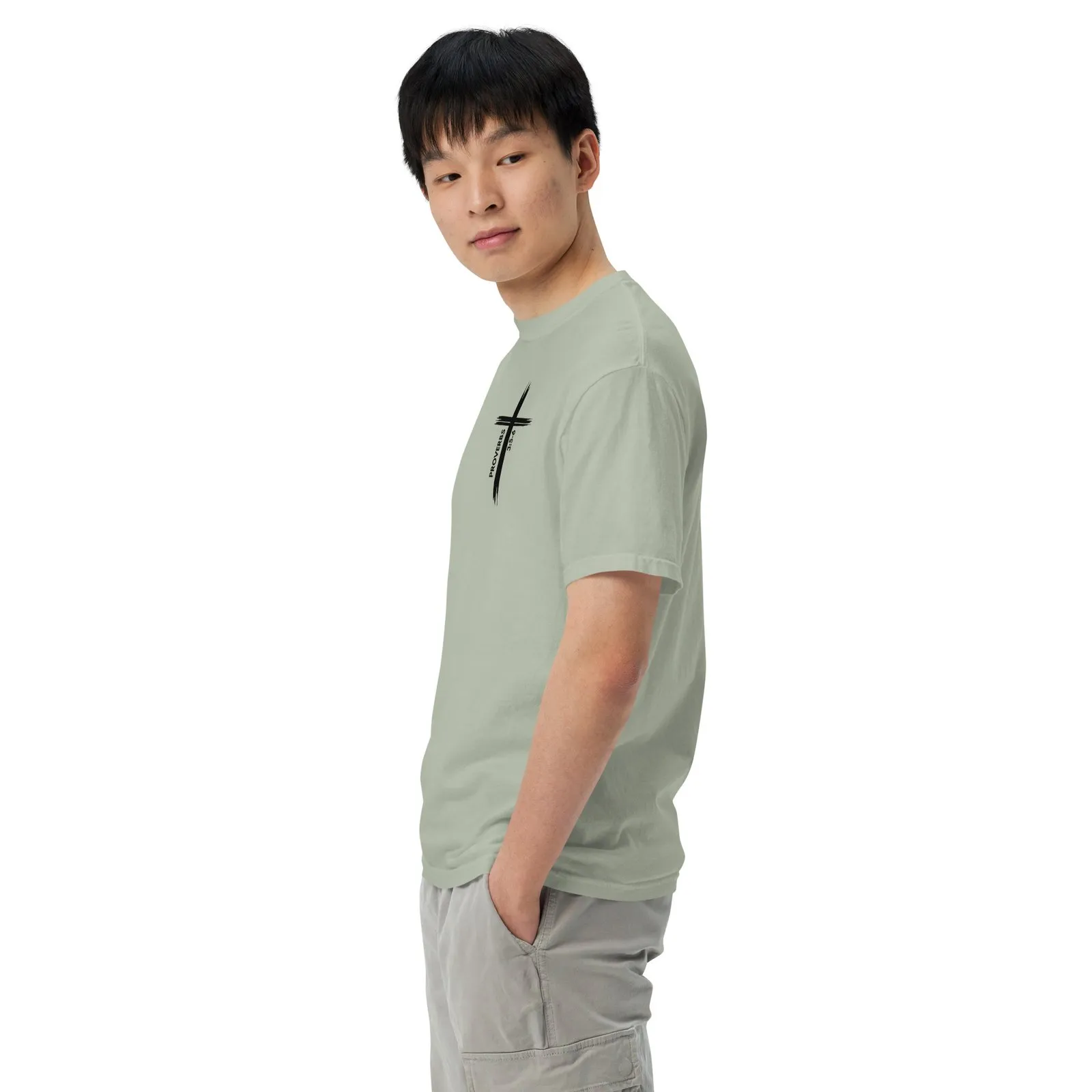 Unisex garment-dyed heavyweight t-shirt - Image 12