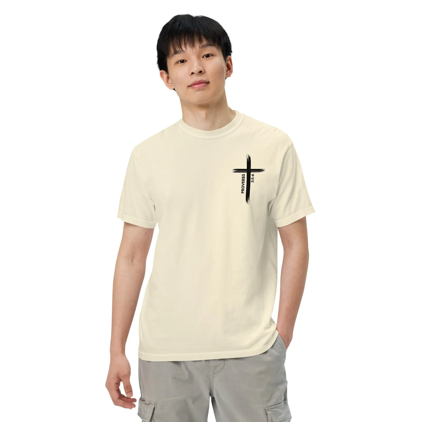 Unisex garment-dyed heavyweight t-shirt - Image 16