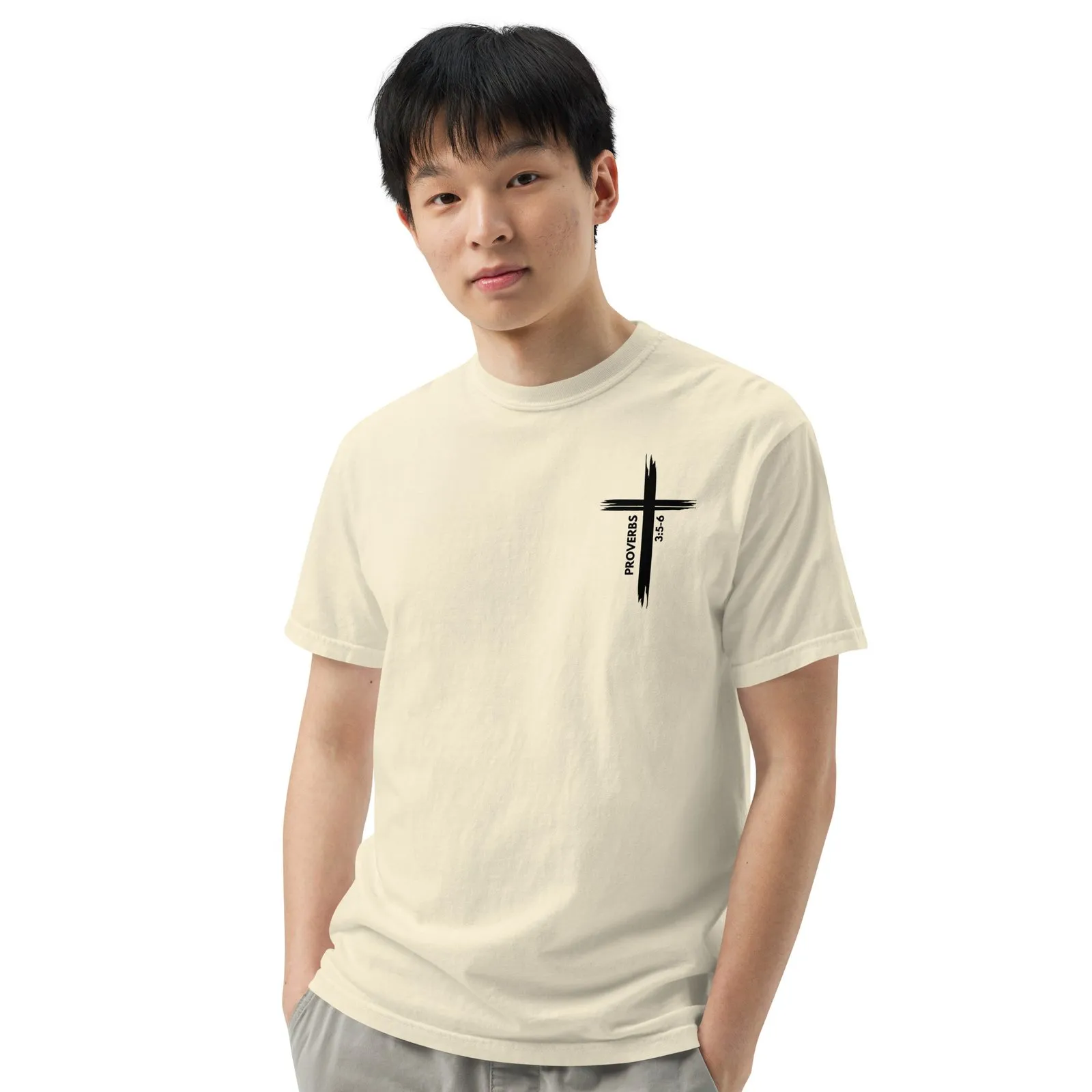 Unisex garment-dyed heavyweight t-shirt - Image 17