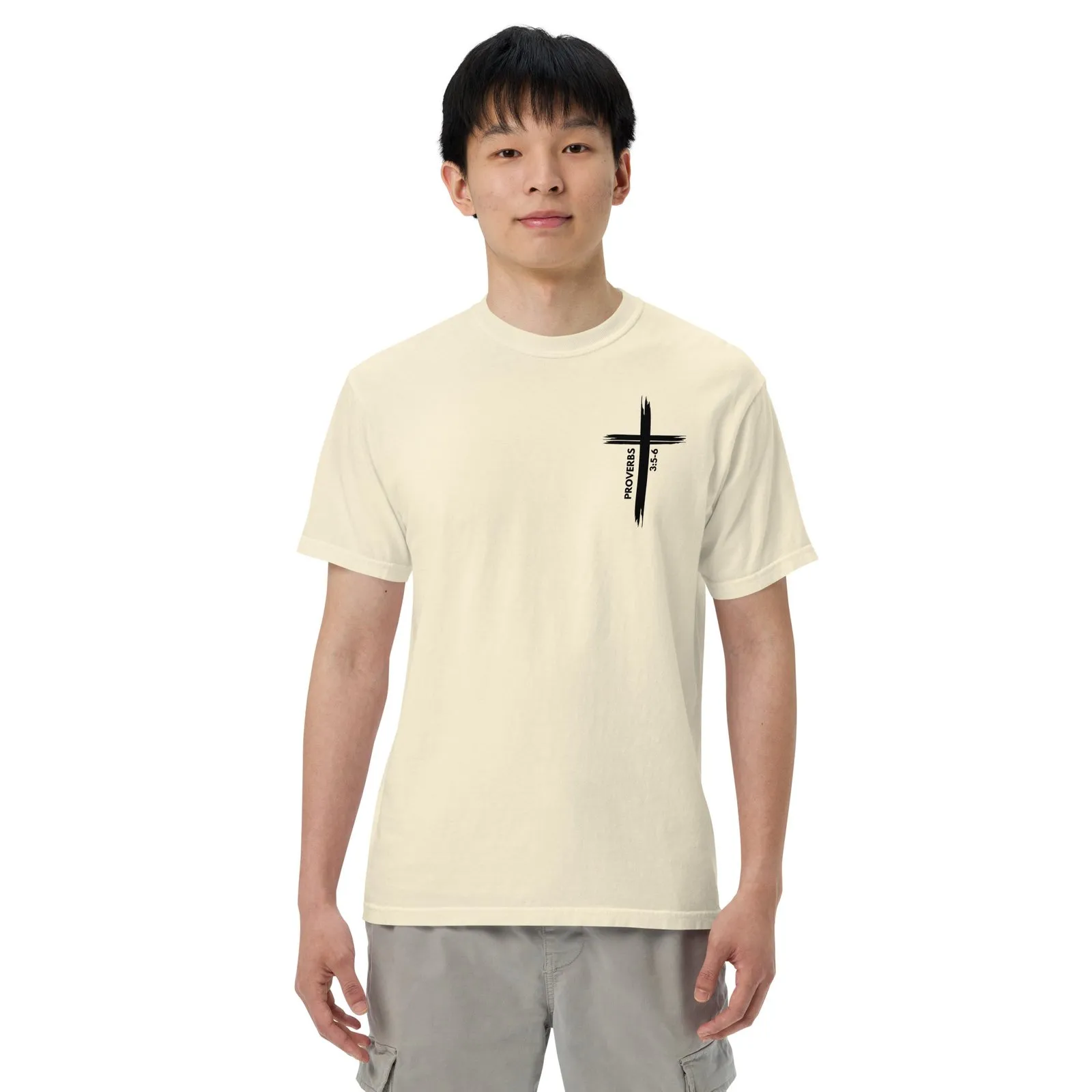 Unisex garment-dyed heavyweight t-shirt - Image 15