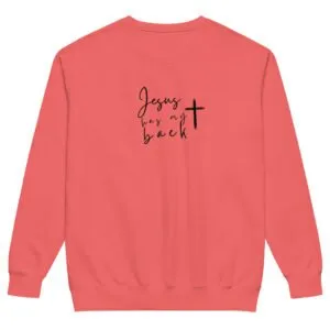 Unisex garment-dyed sweatshirt