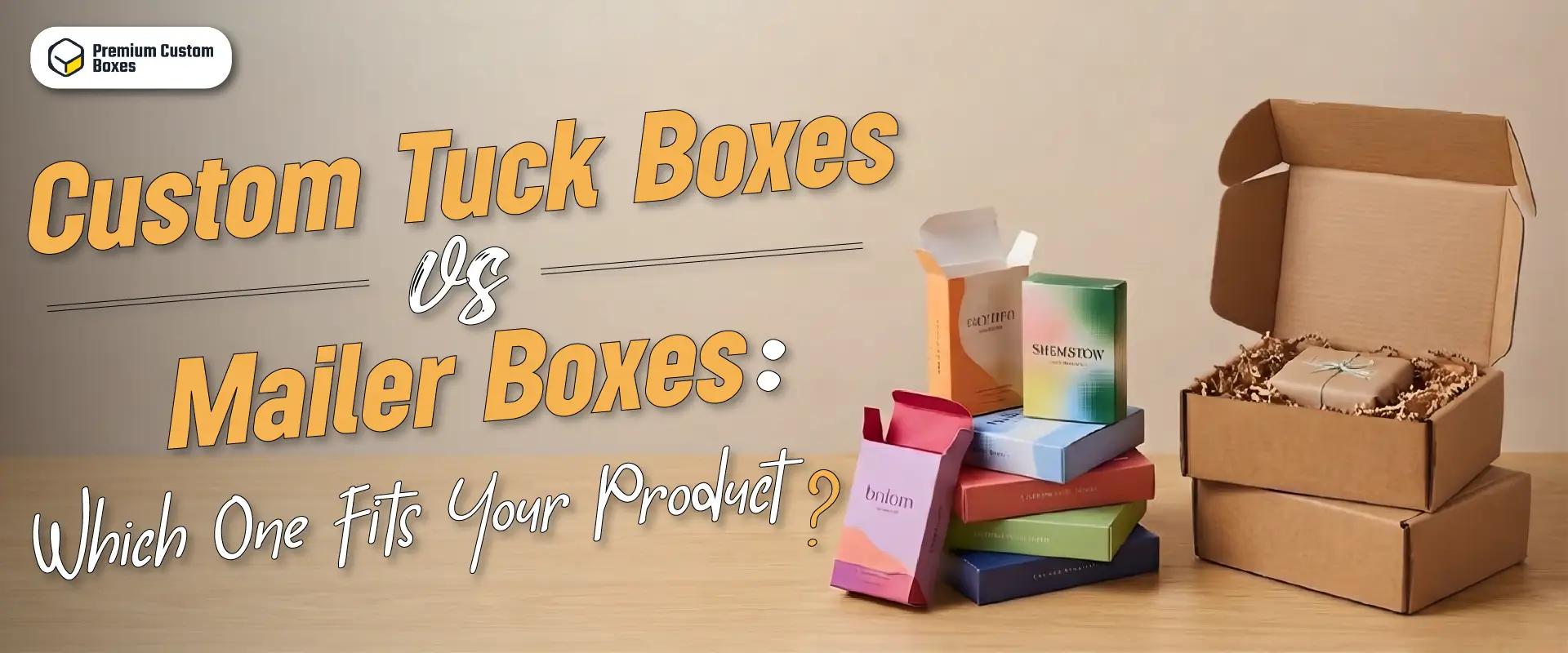 Custom Tuck Boxes vs Mailer Boxes: Which One Fits Your Product